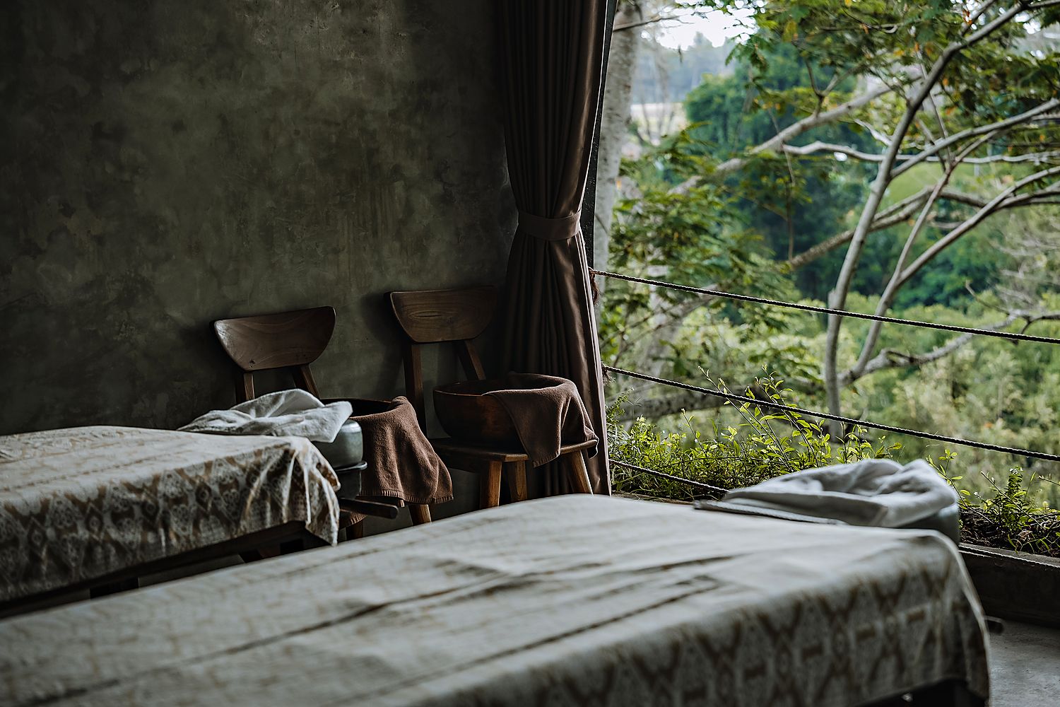 A bed in the green